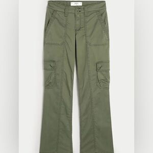 Hollister Olive Green Straight Leg Cargo Pants